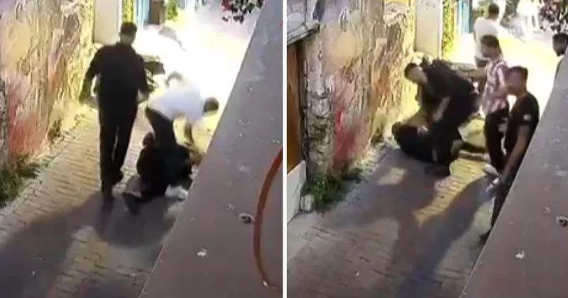 Silahla vurdukları adamı darbederek öldürdüler: Cinayet anı kamerada