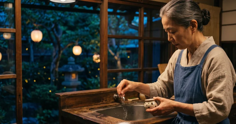 Japonlar yüzyıllardır bu yüzden geceleri lavabo kenarlarına tuz serpiştiriyormuş Sözcü Gazetesi