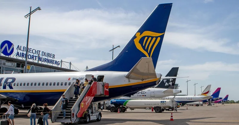 Nürnberg Havalimanı nda Kavga