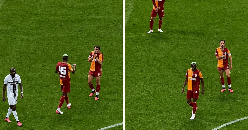 Galatasaray da neler oluyor? Osimhen den Yunus un ağzını açıkta bırakan hareket