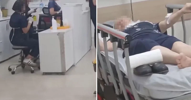 Hastanede çekilen görüntü büyük tartışma yarattı