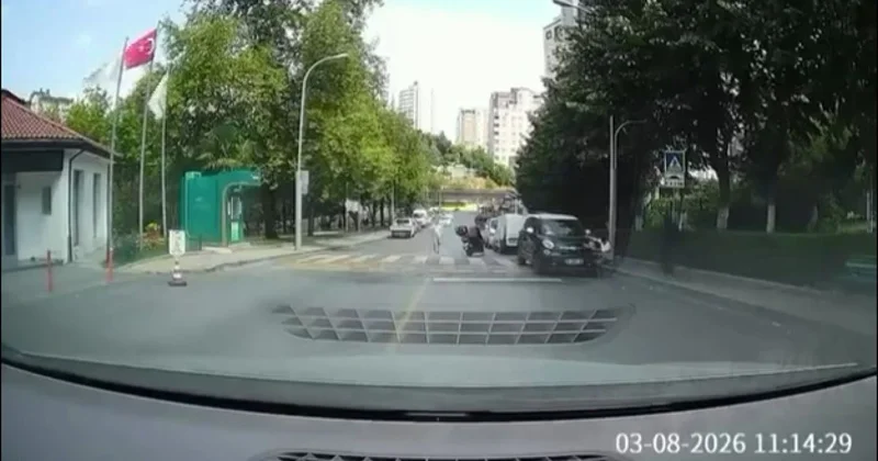 Başakşehir de Kayan Araca Müdahale