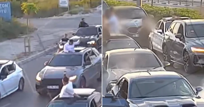 Yolu trafiğe kapatan düğün konvoyuna rekor ceza