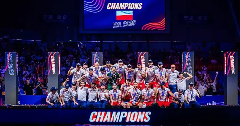 Polonya dan şampiyonluk üstüne şampiyonluk! Erkekler VNL de kupa yeniden onların Voleybol Haberleri Spor