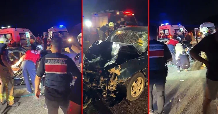 Bursa da korkunç kaza: Anne ve kızı öldü, 2 si jandarma 5 yaralı