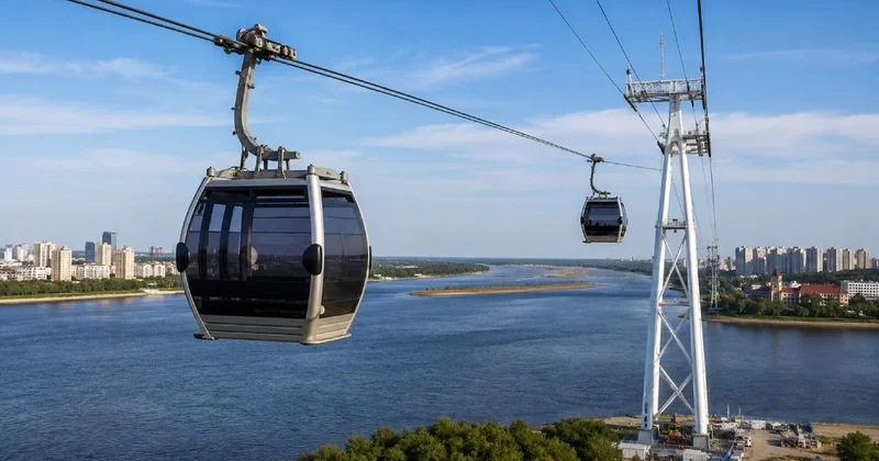 İki ülkeyi teleferikle birbirine bağladılar: Yolculuk sadece 6 dakika sürecek Sözcü Gazetesi
