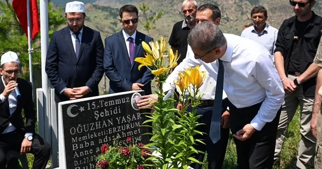 15 Temmuz Şehidi Oğuzhan Yaşar için Mevlid i Şerif Erzurum Haberleri Habertürk Yerel Haberler