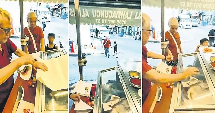 MEVLÜT TEZEL Oğluna lahmacun alan anneyi azarlayan esnaf