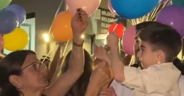 Dubai deki tedavisi tamamlanan DMD hastası Kuzey e balonlu doğum günü sürprizi Bursa Haberleri Habertürk Yerel Haberler