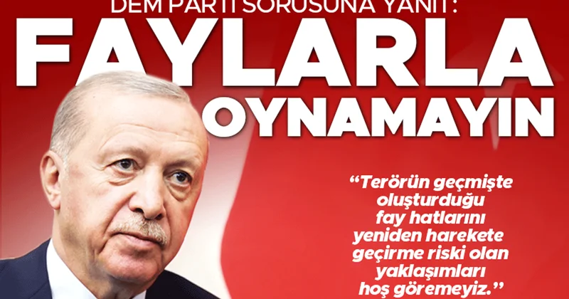 Erdoğan’dan Terörsüz Türkiye mesajı: Bu sürecin mayası tuttu