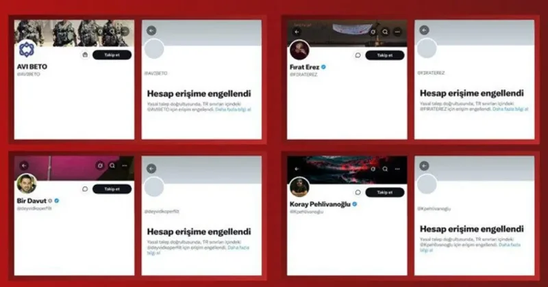 Türkiye aleyhine kara propaganda: İsrail yanlısı hesaplara darbe