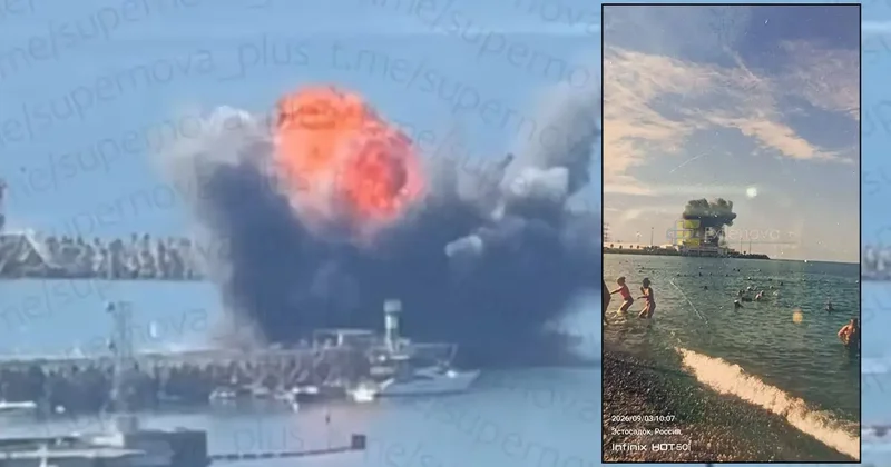 O ülkede kaos! Turizm kentine bombalar yağdı: İnsanlar sahilde kaçacak yer aradı