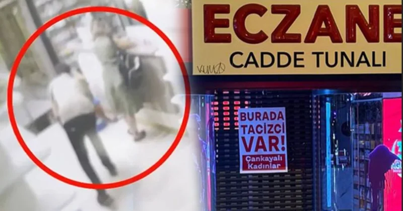 Tacizci eczacı serbest kalınca kadınlar bu pankartı astı Sözcü Gazetesi