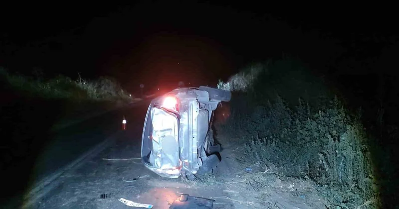 Ödemiş te kanala devrilen otomobildeki Recep Bardak kazada hayatını kaybetti