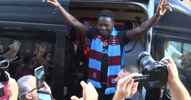Trabzonspor un yeni transferi Franculino Dju, Trabzon a geldi Trabzon Haberleri Habertürk Yerel Haberler
