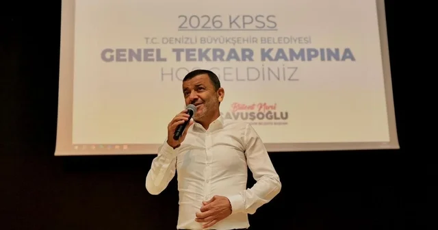 Denizli Büyükşehir den KPSS adaylarına özel kamp Başkan Çavuşoğlu; Emeklerinizin karşılığını aldığınız bir süreç diliyorum Denizli Haberleri Habertürk Yerel Haberler