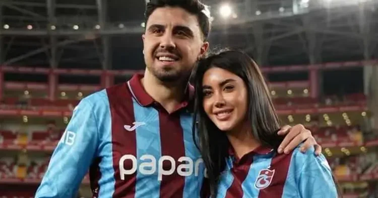 Trabzonspor un yıldız futbolcusu Ozan Tufan ın eşi Rojin Tufan Trabzon a adapte oldu!