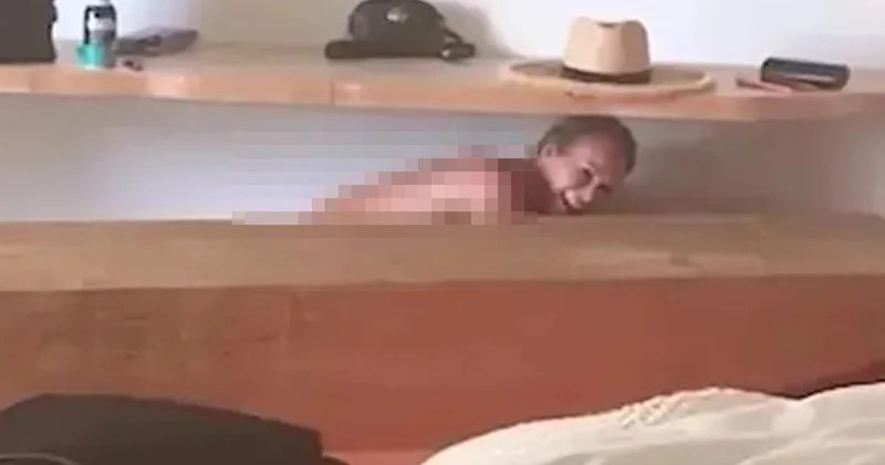 İngiliz oyuncu kıyafetsizken eşi kamerayı açtı! Eşine Sakın çekme diye seslendi