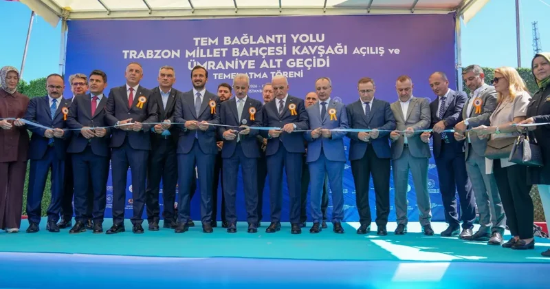 Trabzon Millet Bahçesi Bağlantı Yolu Ümraniye’de Açıldı, Şile Yolu Projesi’nin temeli atıldı