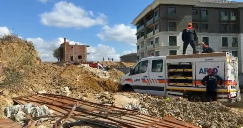 Son dakika: İnşaatta toprak kayması! 1 işçi aranıyor! Son dakika haberleri