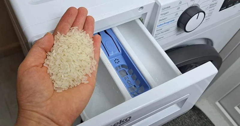 Çamaşır makinesine 1 avuç pirinç koyun ve farkı görün Sözcü Gazetesi