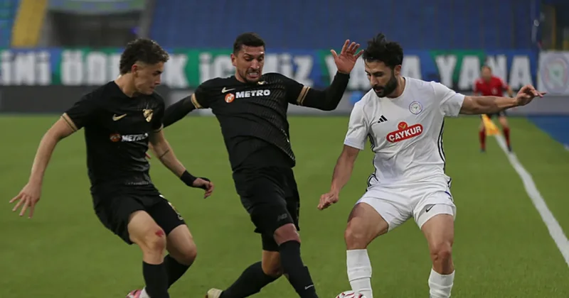 Rizespor, Boluspor a karşı ikinci yarıda açıldı!
