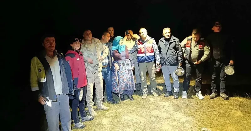 3 gündür kayıptı! Yaşlı kadın drone ile bulundu