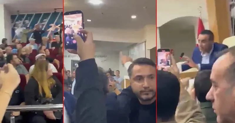 Çiğli Belediye Meclisinde gerginlik! Onur Emrah Yıldız a su şişesi fırlatıldı: Nazik davranmayın