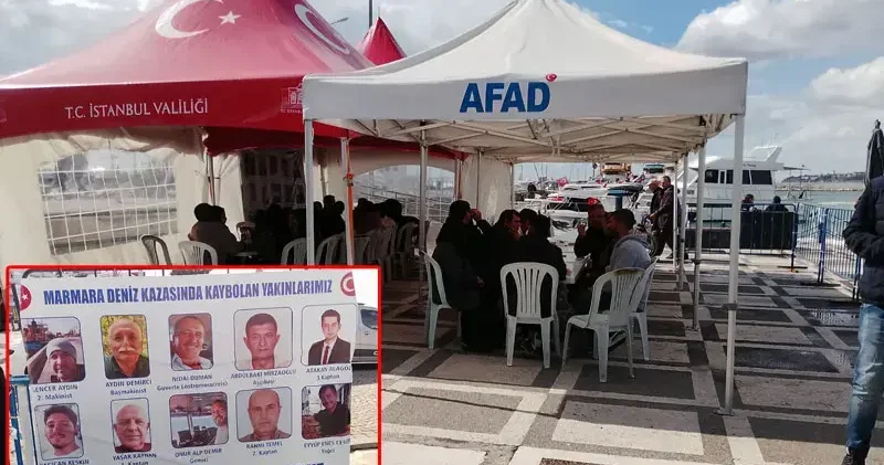 Silivri’de batan gemideki 9 mürettebatı arama çalışmaları 32’nci gününde devam ediyor