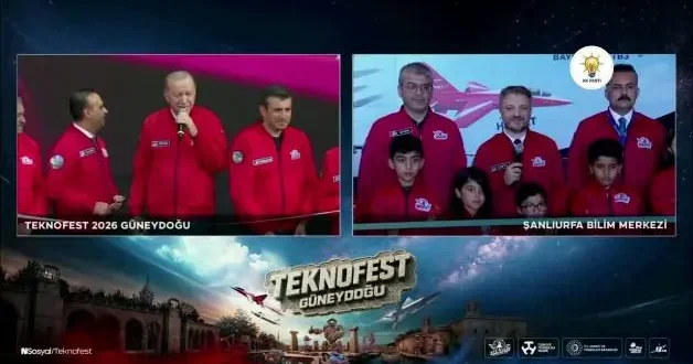 Teknofest Güneydoğu da renkli anlar: Erdoğan Şanlıurfa türküsü istedi, türkünün sözleri dikkat çekti