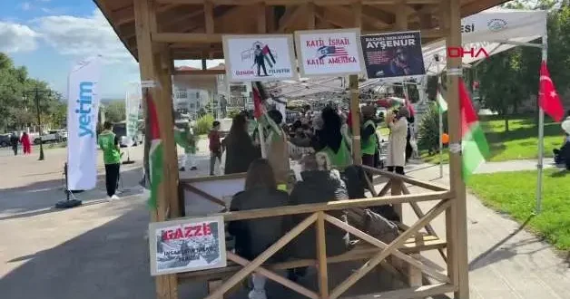 Tekirdağ da Filistinli Çocuklar İçin Çiz etkinliği