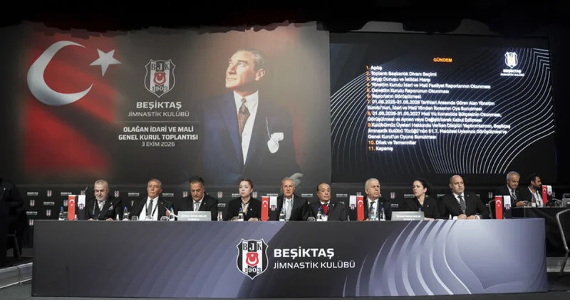 CANLI Beşiktaş ta Olağan İdari ve Mali Genel Kurul zamanı!