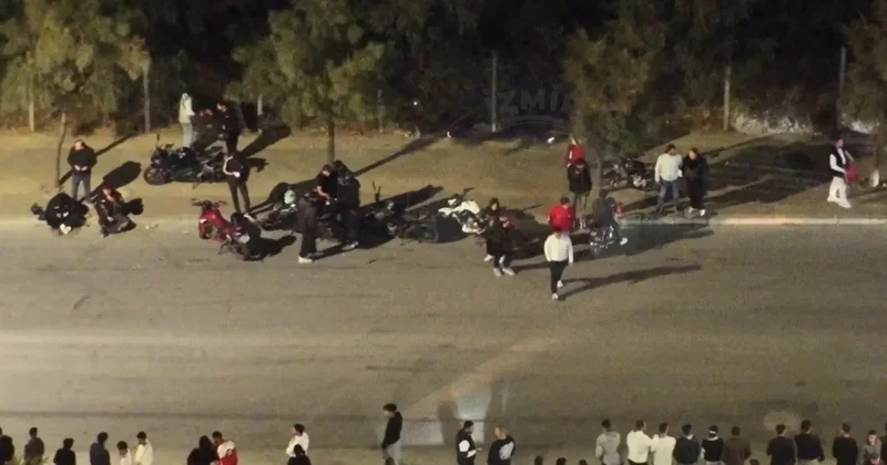 İzmir’de driftçilere baskın: 17 araç trafikten men edildi