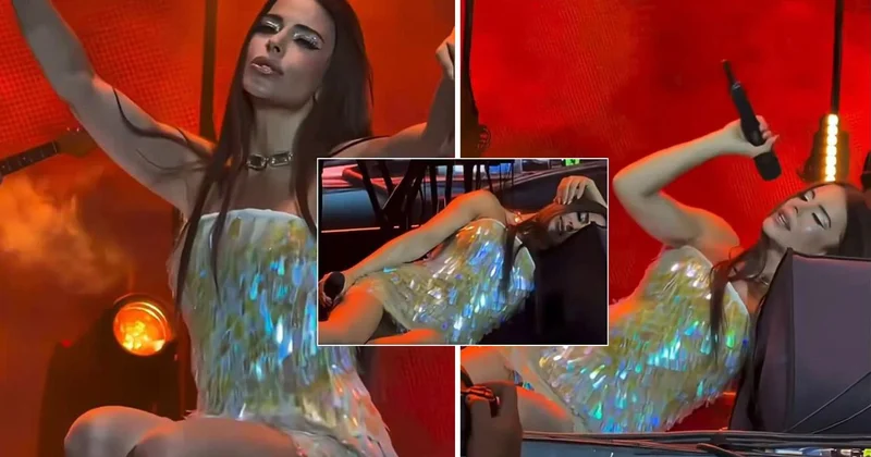 Şarkıcı Simge sahnede kendinden geçti