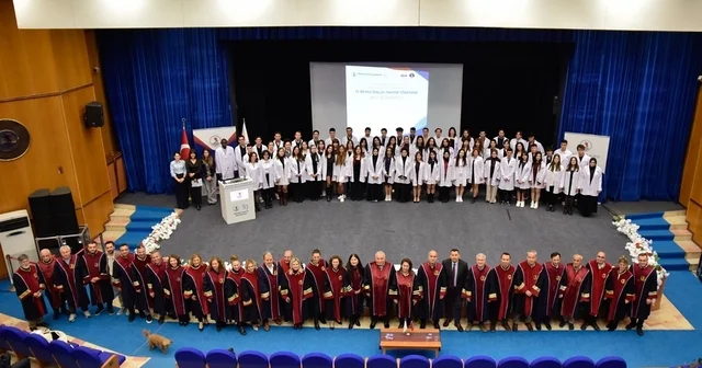 OMÜ Veteriner Fakültesi öğrencileri beyaz önlük giydi Samsun Haberleri