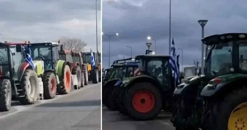 Yunan çiftçilerin traktörleriyle eylemleri devam ediyor Dünya Haberleri