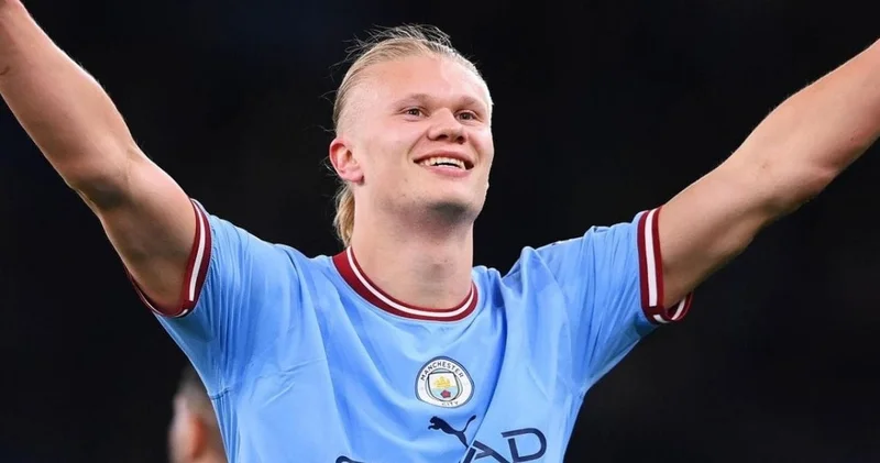 9 gollü maçta Erling Haaland tarihe geçti