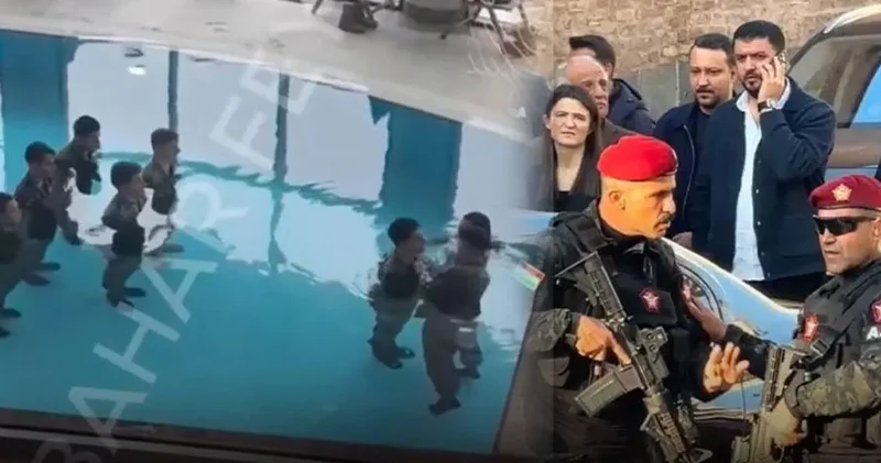 Şırnak ta silahlı peşmerge İstanbul daki lüks sitede Amerikan postalı