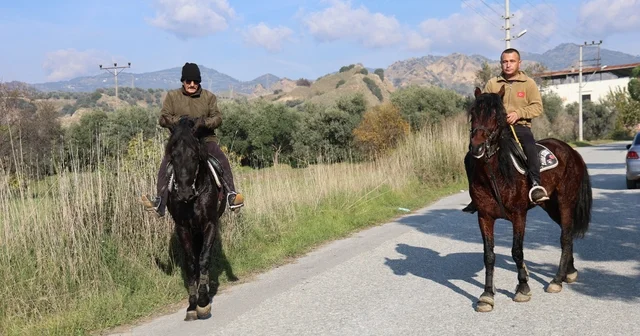 Onbaşıoğlu Ailesi nin tutkuları uğraşa döndü Hem spor yapıyorlar, hem de at eğitiyorlar Aydın Haberleri