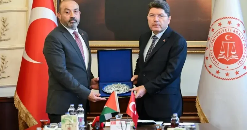 Adalet Bakanı Tunç Filistin Başsavcısı Al Khatib i kabul etti Gündem Haberleri