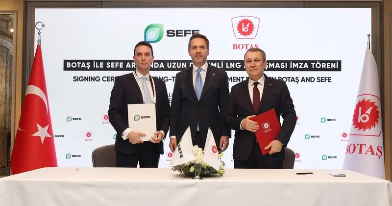 BOTAŞ tan Türkiye yi 10 kış boyunca ısıtacak LNG anlaşması