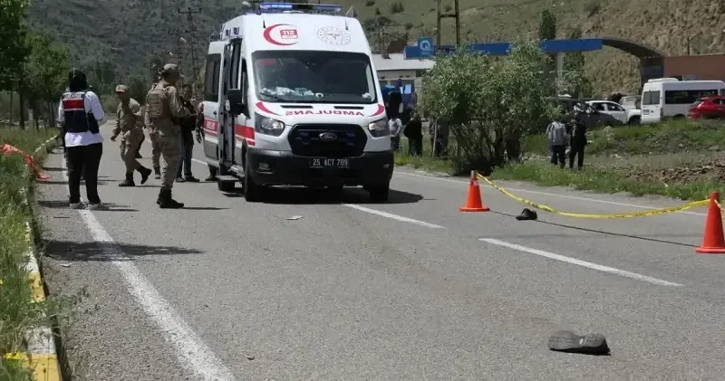 Erzurum da kamyonetin çarptığı kişi hayatını kaybetti Erzurum Haberleri