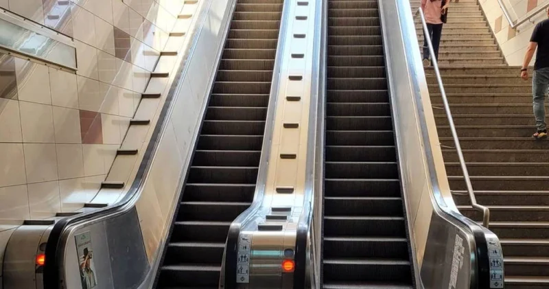 Yürüyen merdivenleri durduranlara soruşturma