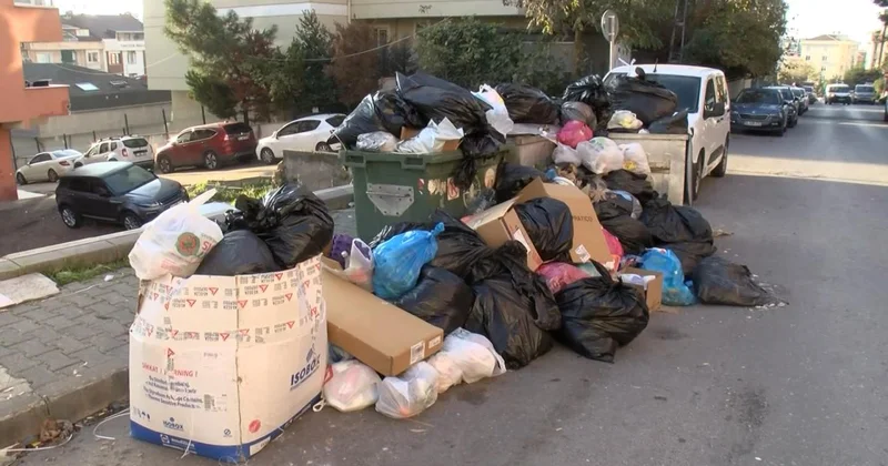 CHP li belediyede işçiler greve başladı: Konteynerler çöple dolup taştı