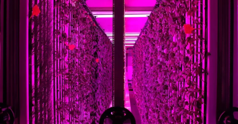 Üniversite kampüsünde 7 bin metrekarelik dikey tarım laboratuvarı kuruldu