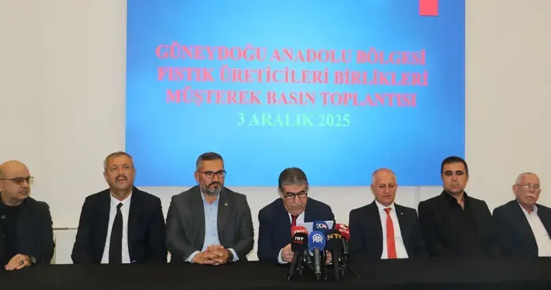 Diyarbakır da toplanan üreticiler: Fıstık stratejik ürün kapsamına alınsın