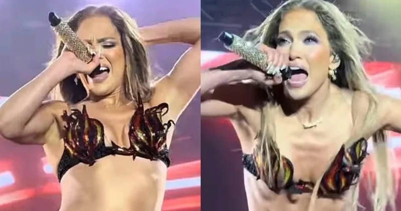 Jennifer Lopez den bikini kostümlü konser daveti
