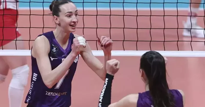 Zeren Spor CEV Şampiyonlar Ligi ndeki ilk galibiyetini set vermeden aldı Voleybol Haberleri Spor