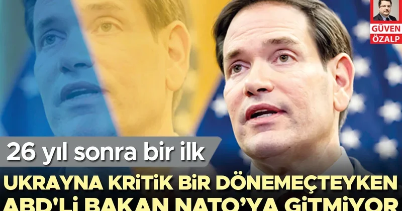 Ukrayna kritik bir dönemeçteyken Amerikalı bakan NATO’ya gitmiyor