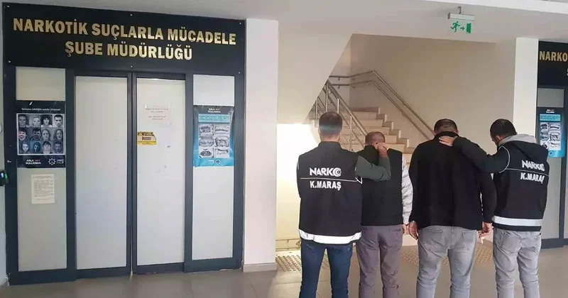 Kahramanmaraş’ta uyuşturucuya 3 tutuklama